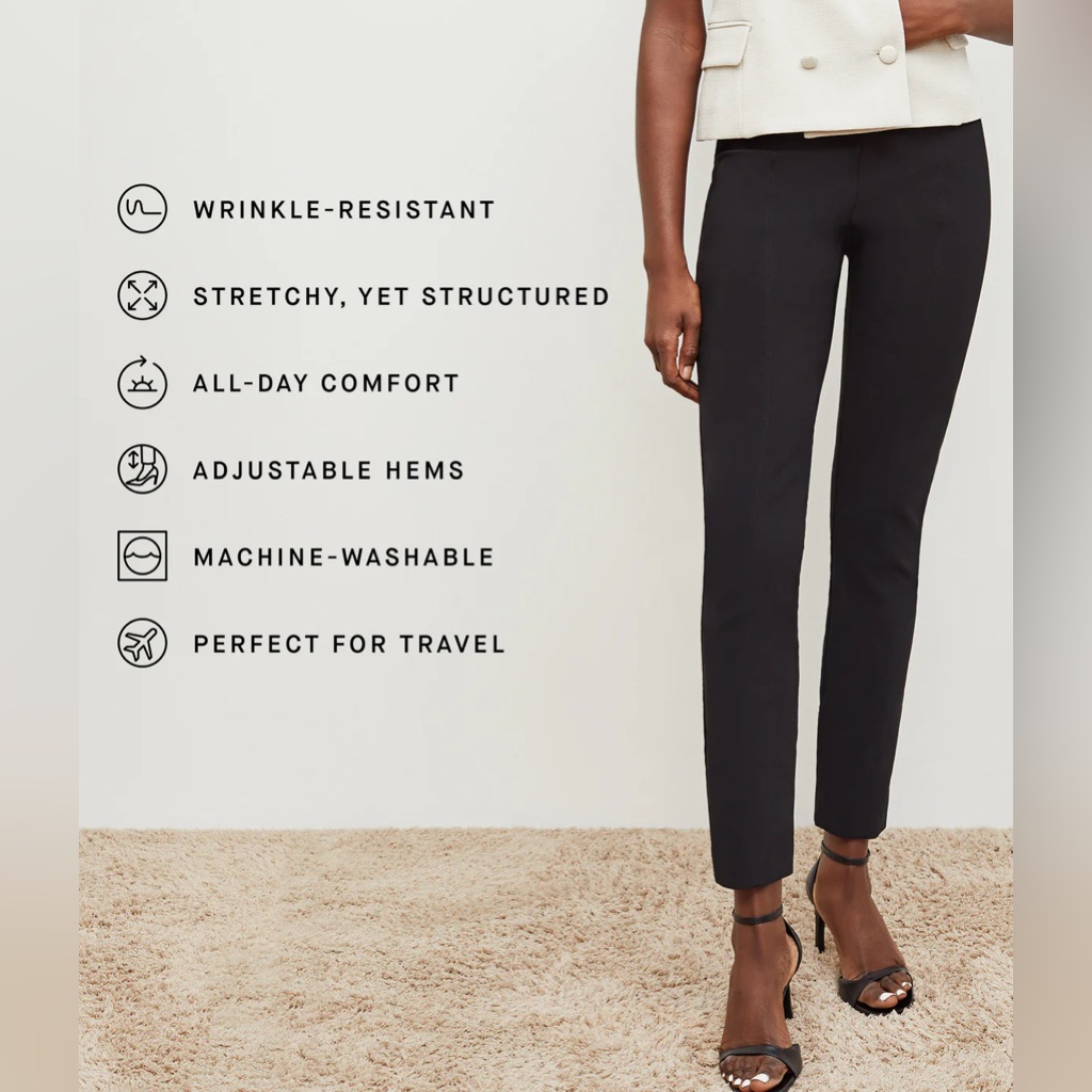 M.M. Lafleur The Foster Cigarette Pant - Powerstretch, 4